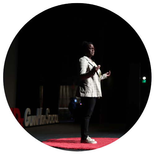 Dr Abigail Joseph on TEDx Stage