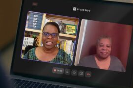 Riverside.gm video screen with Dr. Abigail and Alicia Powers